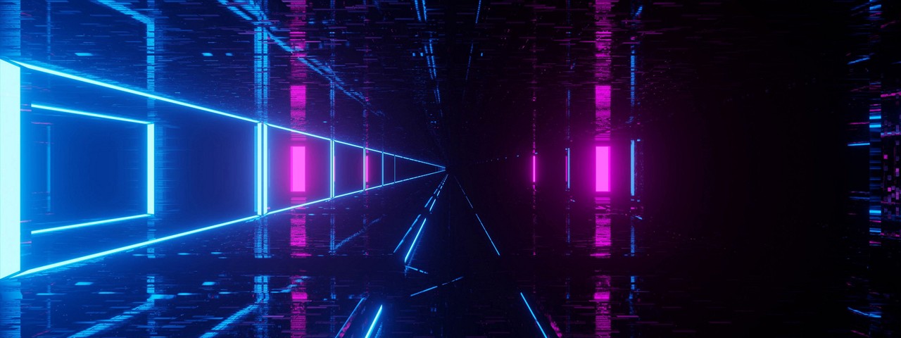 色と粒子のライン