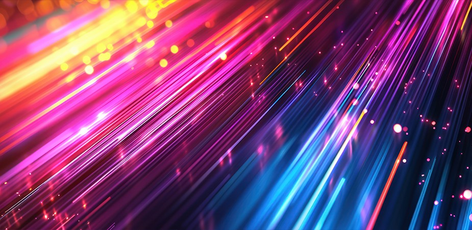 ブルーとピンクの斜めの光